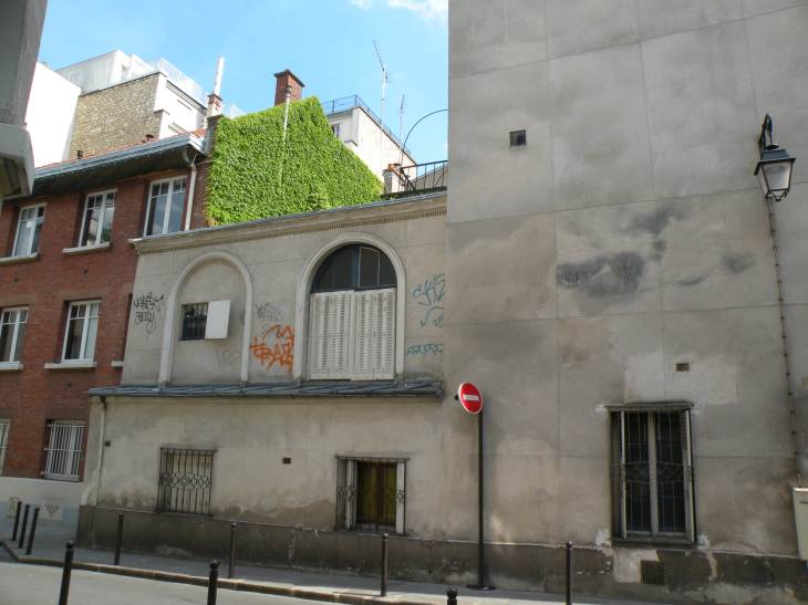  immeuble et lierre, rue du Pot de Fer